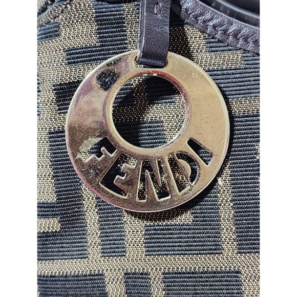 Authentic FENDI Zucca Small Chef Shopping Tote Bag Tobacco Moro Brown - Picture 10 of 14